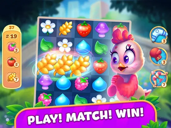 Brave Birds Adventure: Match 3 iPad  Screenshots
