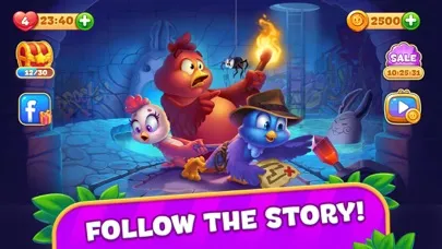 Brave Birds Adventure: Match 3 Screenshots