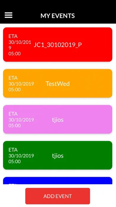 WCLMS - Event Manager Screenshots