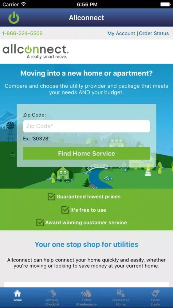 Capturas de pantalla de Allconnect Moving Planner