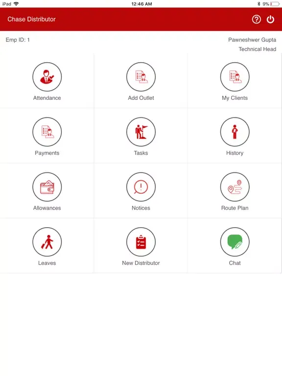 Chase app - Distributor iPad 應用截圖