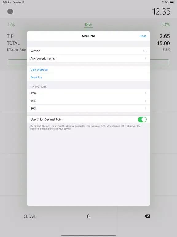 Allison's Tips iPad 应用截图