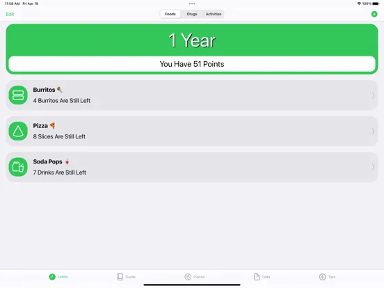 PotClock iPad 应用截图