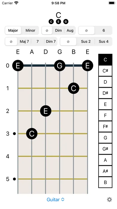 Universal Chords स्क्रीनशॉट