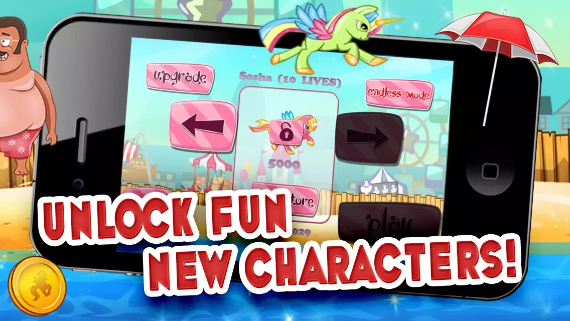 Little Magic Unicorn Dash : My Pretty Pony Princess vs Shark Tornado Attack Game - FREE Multiplayer Screenshots