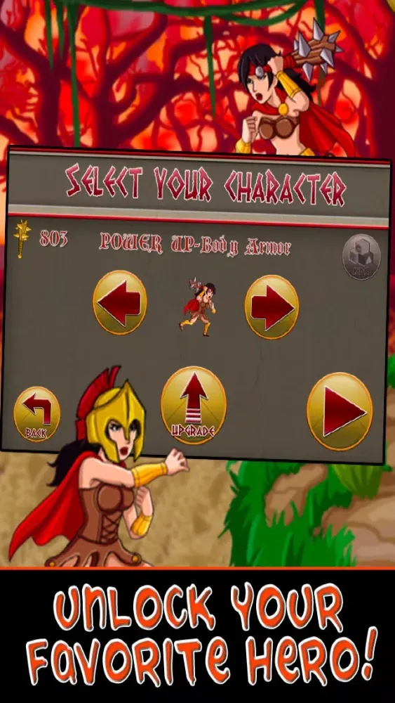 Ảnh chụp màn hình của Spartan War Run : Battle of the Immortal Warrior Empire - Free for iPhone and iPad Edition