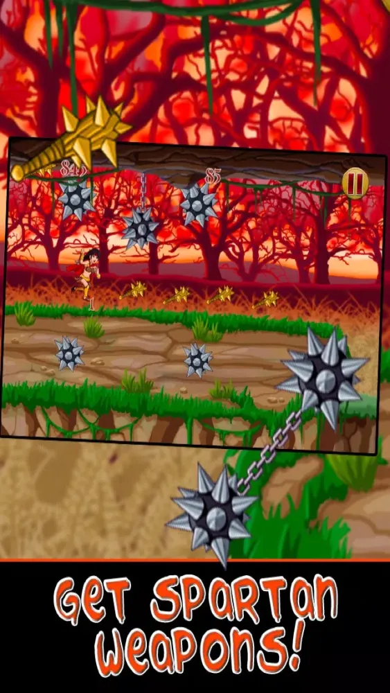 Ảnh chụp màn hình của Spartan War Run : Battle of the Immortal Warrior Empire - Free for iPhone and iPad Edition