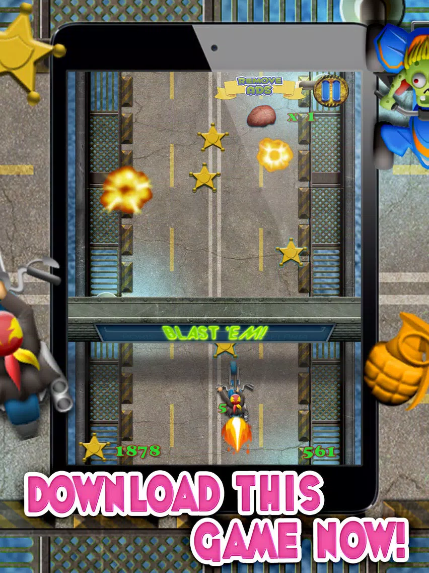 Zombie Motorcycle Reckless Escape : Can you Survive the Gangster Bike Race Highway Riots - FREE Challenge! iPad  سکرین شاٹس