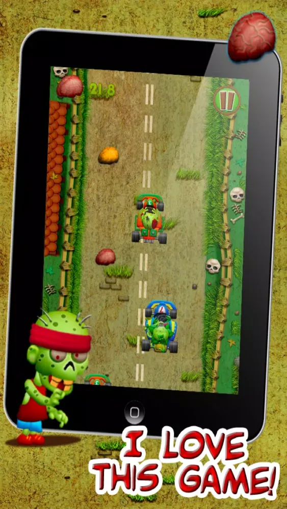Скриншоты Zombie Kart Hill Racing : A Road Trip of Turbo Carnivore Plants Go Karting Car Racer Game – FREE Fun Kids Version
