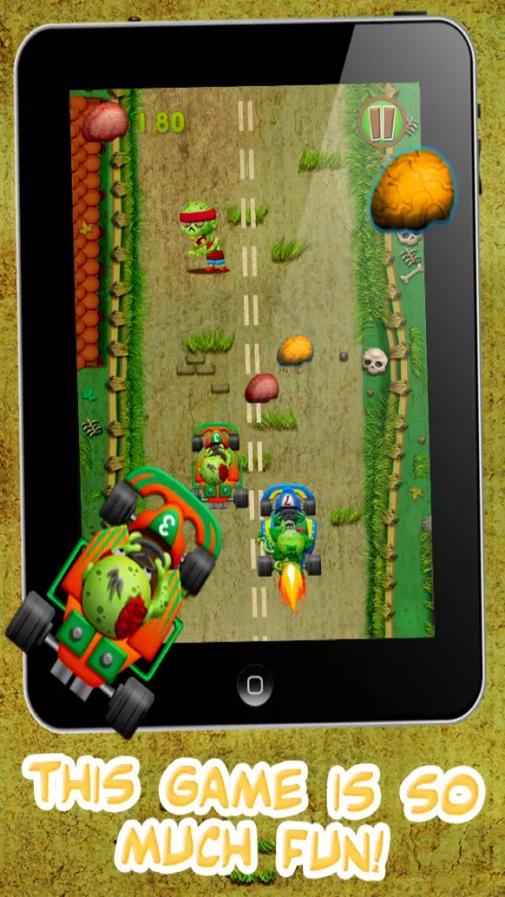 Скриншоты Zombie Kart Hill Racing : A Road Trip of Turbo Carnivore Plants Go Karting Car Racer Game – FREE Fun Kids Version