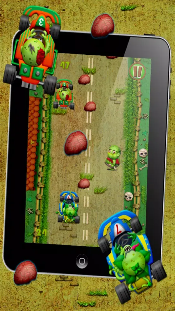 Скриншоты Zombie Kart Hill Racing : A Road Trip of Turbo Carnivore Plants Go Karting Car Racer Game – FREE Fun Kids Version