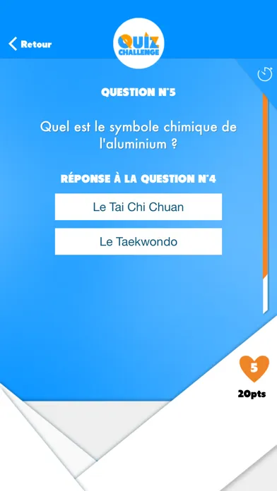 ภาพหน้าจอของ Quiz Challenge - Le jeu de culture générale complètement décalé !