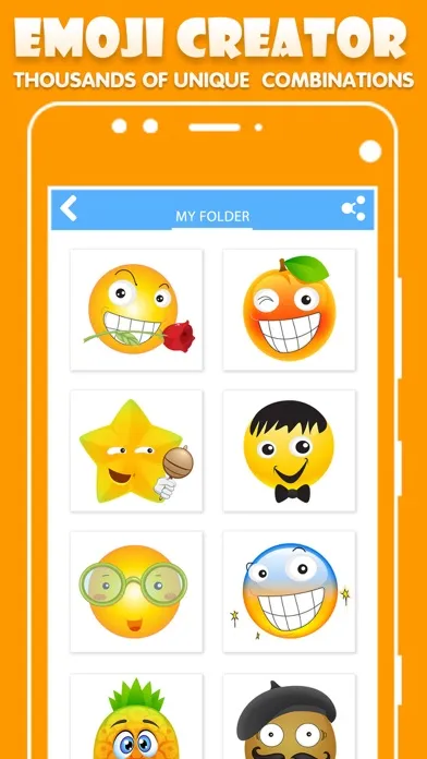 Emoji Creator: Emoticons Maker स्क्रीनशॉट