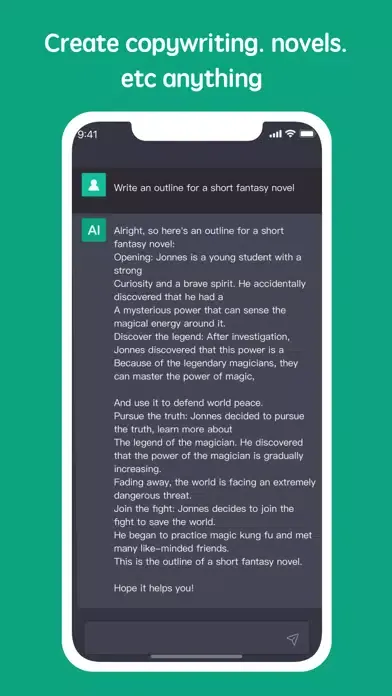 Zrzuty ekranu AIChat - Chat AI Smart Bot