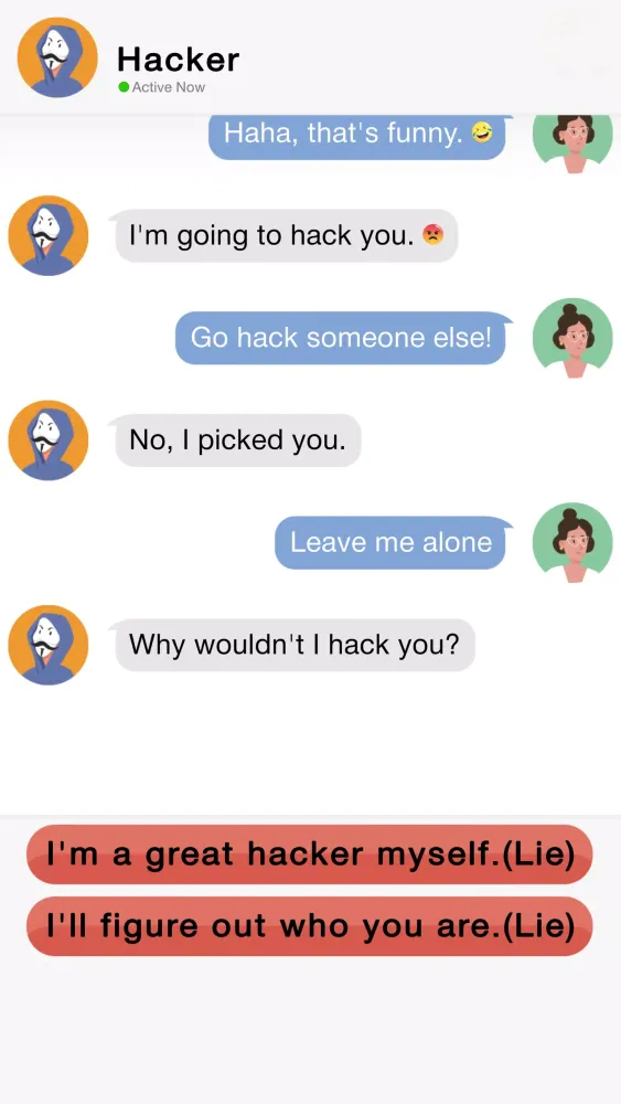 Capturas de tela do Chat Game: Truth or Lie