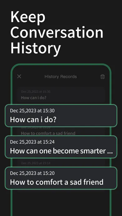 TalkBot - Conversational AI Screenshots