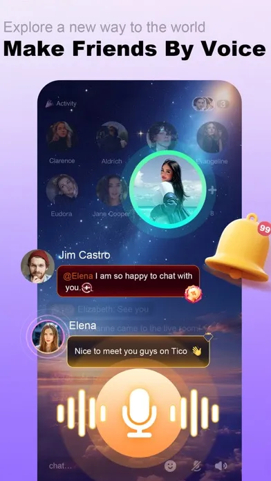 Captures d'écran de Tico - Voice Room &  MBTI