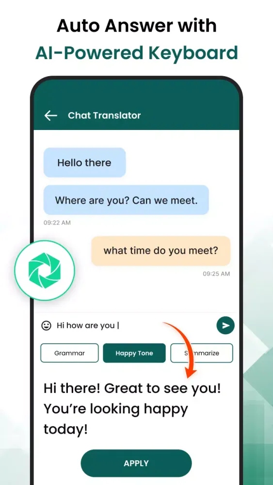 Capturas de pantalla de AI Chat Keyboard