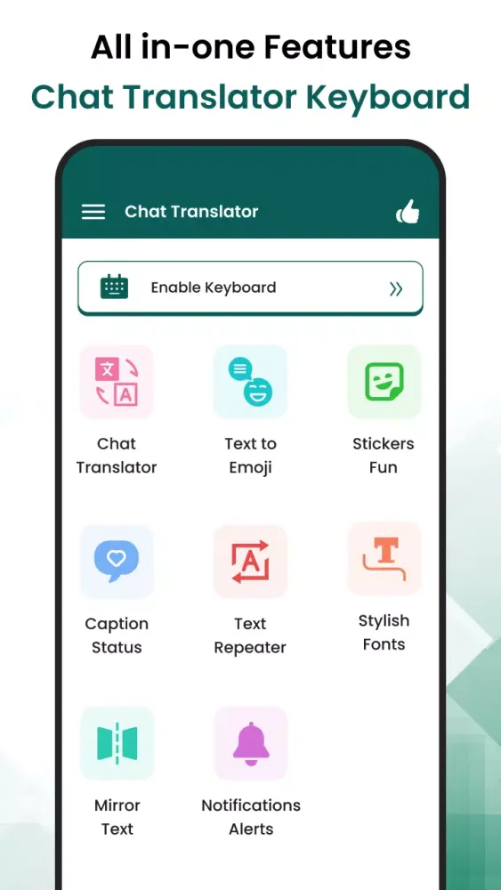 Capturas de pantalla de AI Chat Keyboard