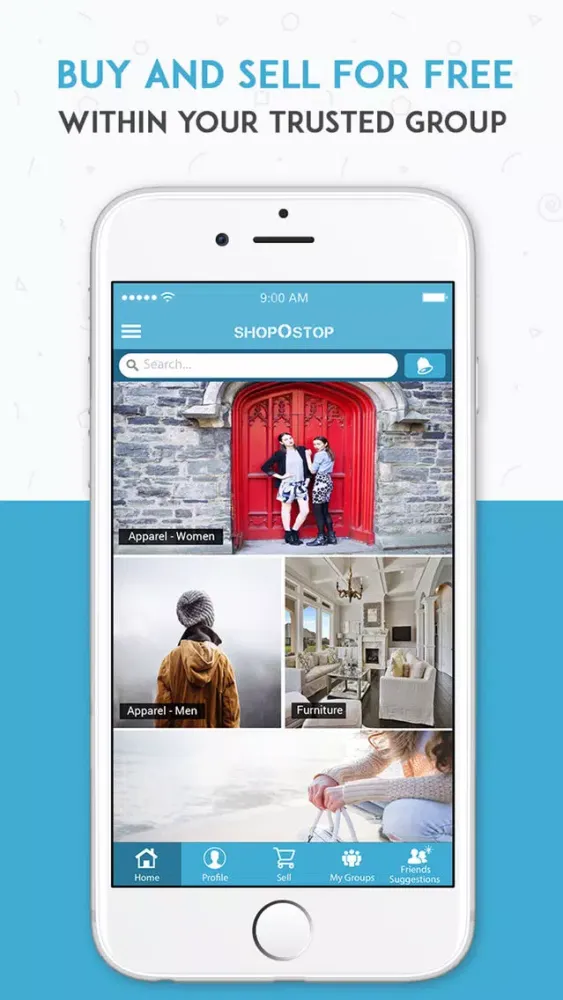 Скриншоты shopOstop Shop For New & Used Goods For Sale – Use Your Trusted Network For Buying And Selling Stuff Safely