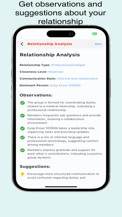 Zrzuty ekranu Social Wizard - Chat assistant
