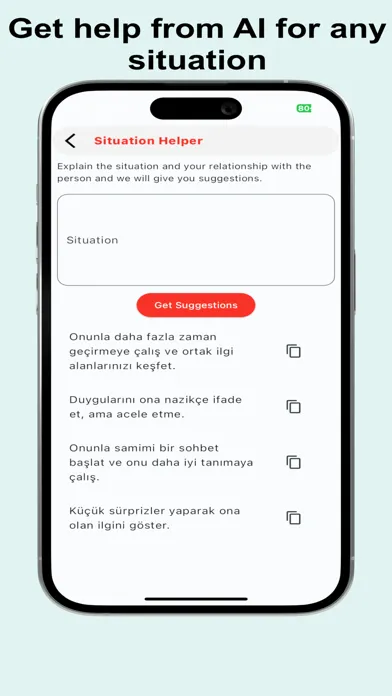 Zrzuty ekranu Social Wizard - Chat assistant