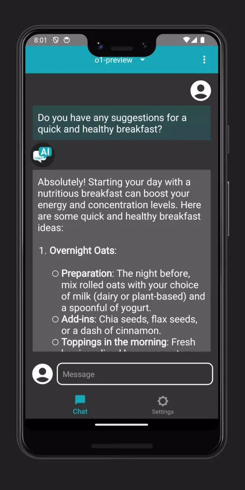 o1 - AI Chat & Search Screenshots