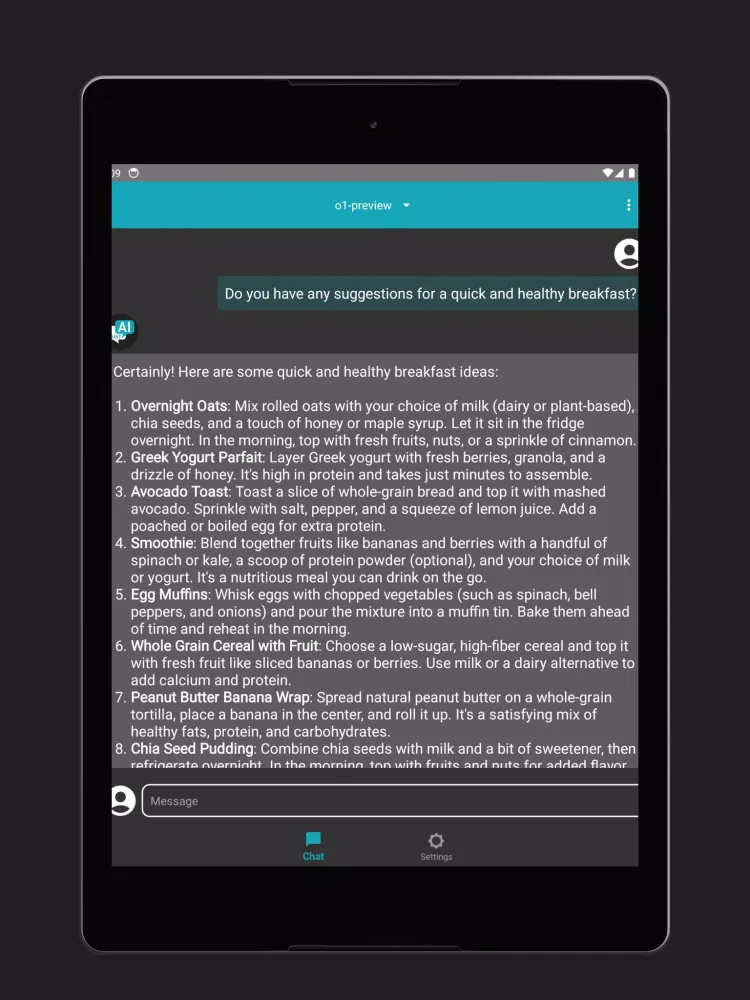 o1 - AI Chat & Search Screenshots
