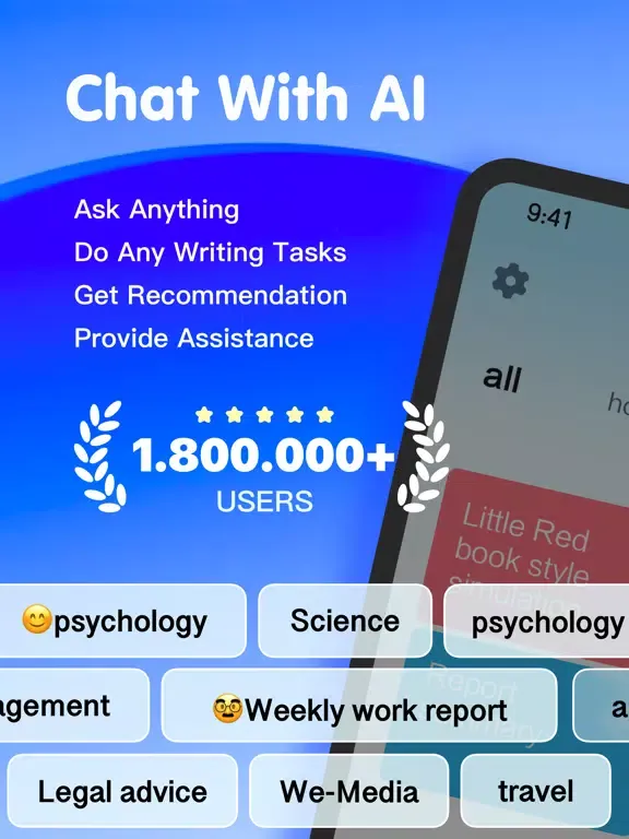 AI Chat Assistant -Ask Chatbot iPad  स्क्रीनशॉट