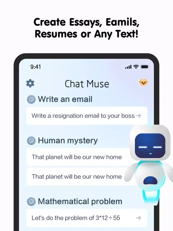 AI Chat Assistant -Ask Chatbot iPad  स्क्रीनशॉट
