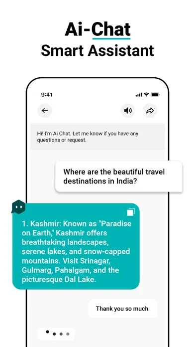 ภาพหน้าจอของ Chat AI - Ask AI Chatbot