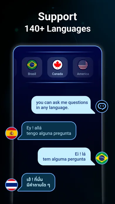 Zrzuty ekranu ChatAI: AI Chat Assistant