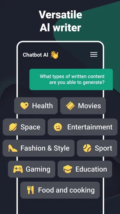 Chatbot AI - Virtual Assistant سکرین شاٹس