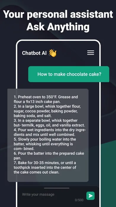 Chatbot AI - Virtual Assistant سکرین شاٹس