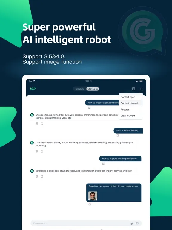Capturas de pantalla de ChatAsk — AI Conversation4 iPad 