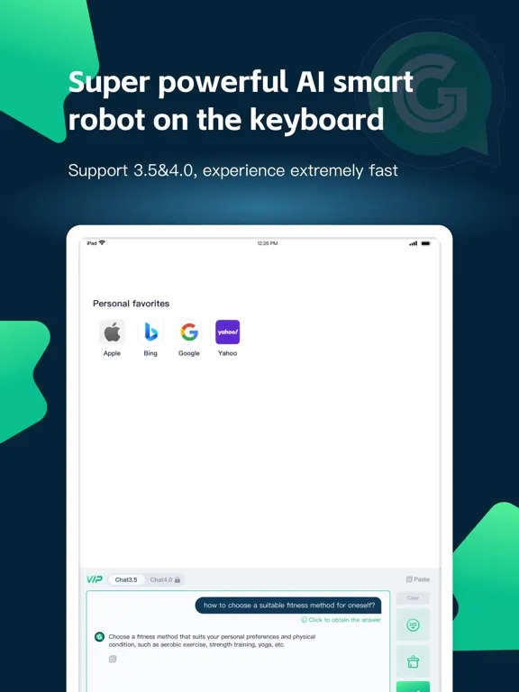 Capturas de pantalla de ChatAsk — AI Conversation4 iPad 