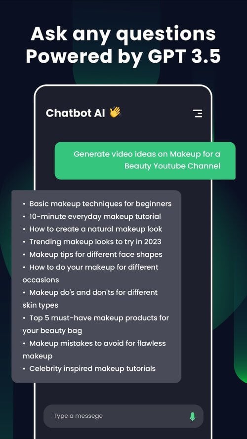 ChatAI: AI Chatbot App-screenshot-2