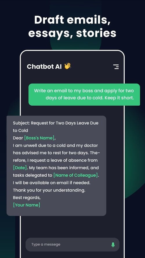 ChatAI: AI Chatbot App-screenshot-4