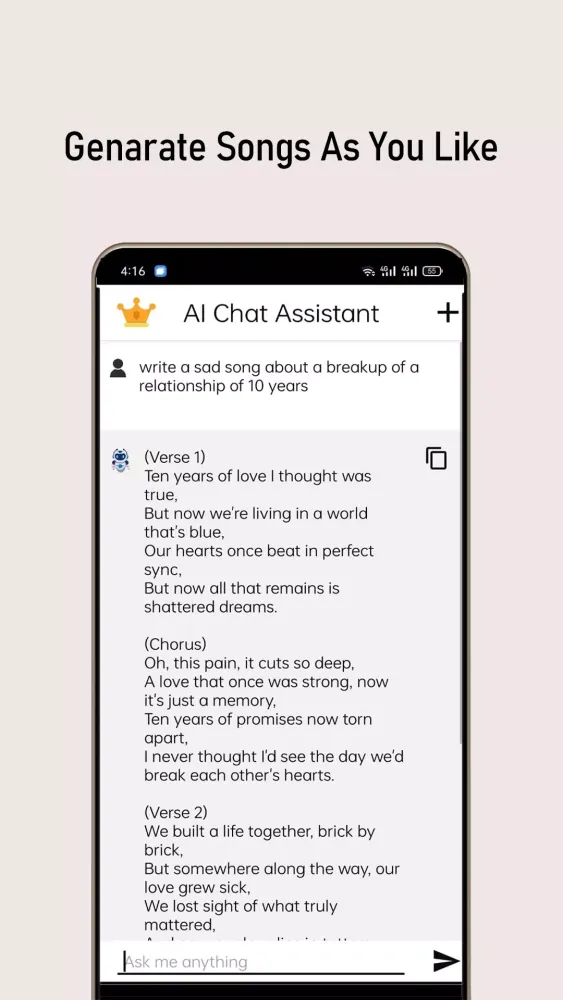 AI Chat - Ask me anything Screenshots