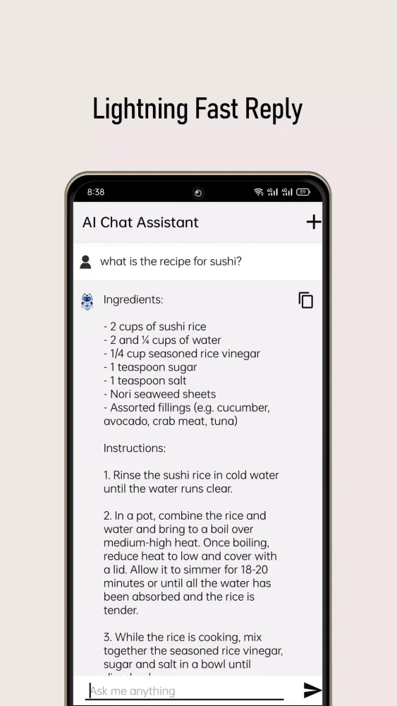 AI Chat - Ask me anything Screenshots