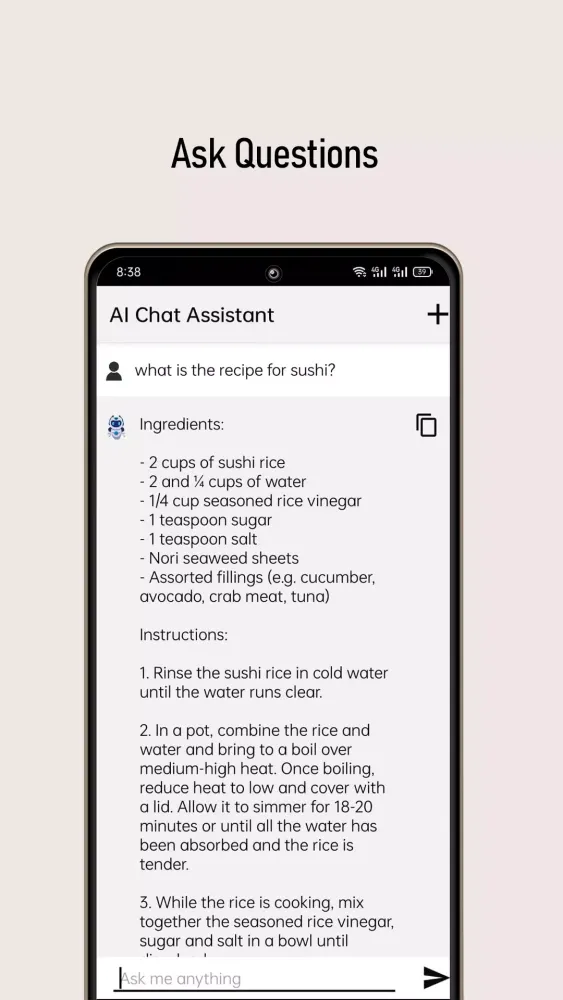 AI Chat - Ask me anything Screenshots