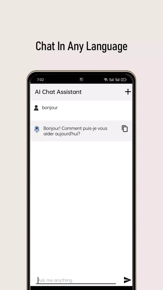 AI Chat - Ask me anything Screenshots