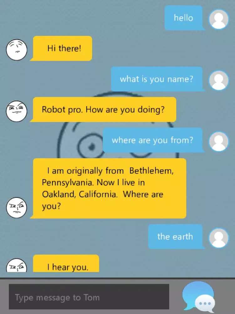 Chatting ROBOT iPad  Screenshots