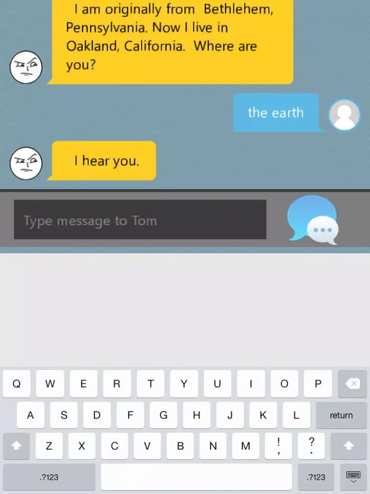 Chatting ROBOT iPad  Screenshots