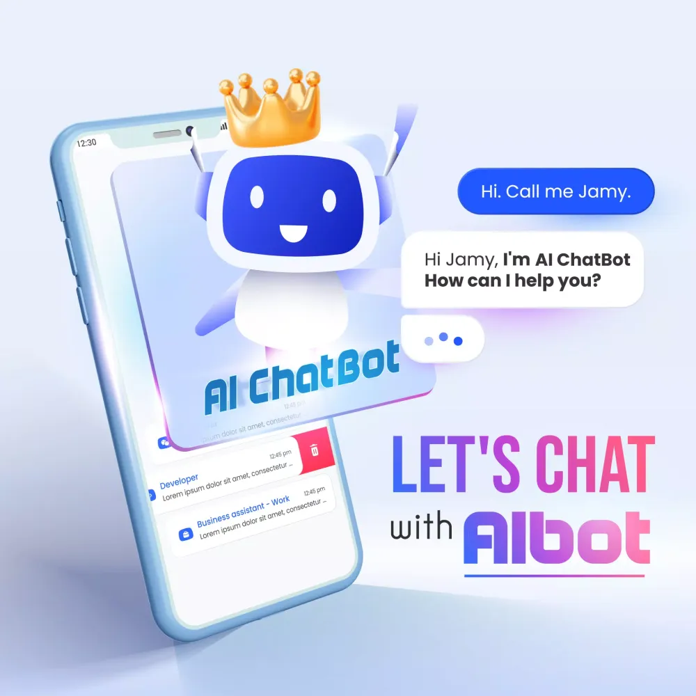 AI Chatbot سکرین شاٹس