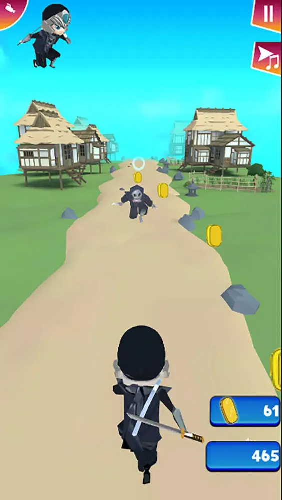 Ninja 3D Runner - Shinobi Dash سکرین شاٹس
