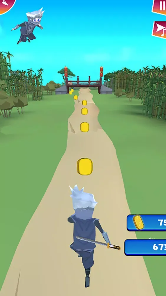 Ninja 3D Runner - Shinobi Dash سکرین شاٹس