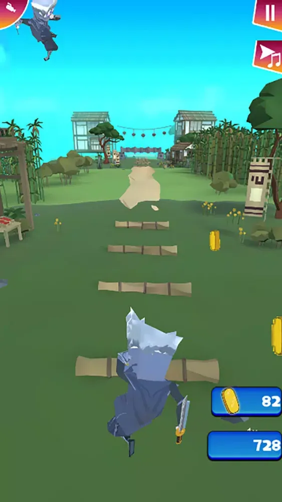 Ninja 3D Runner - Shinobi Dash سکرین شاٹس