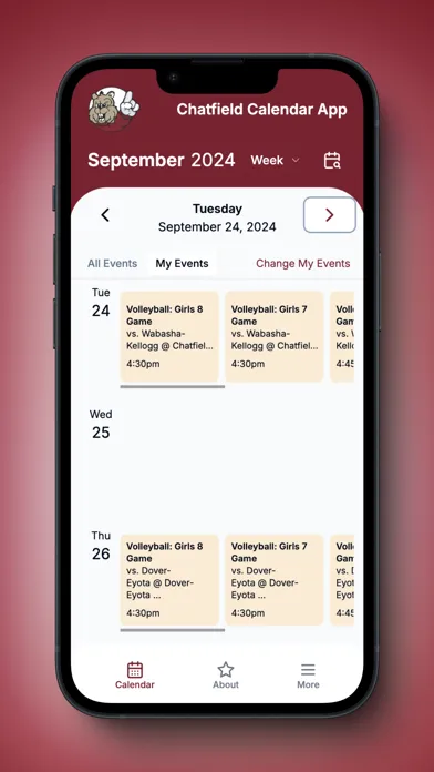 تصاویر Chatfield Calendar App