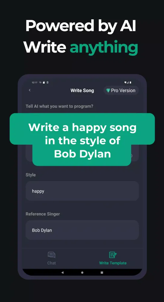 Tangkapan layar Chat AI Bot